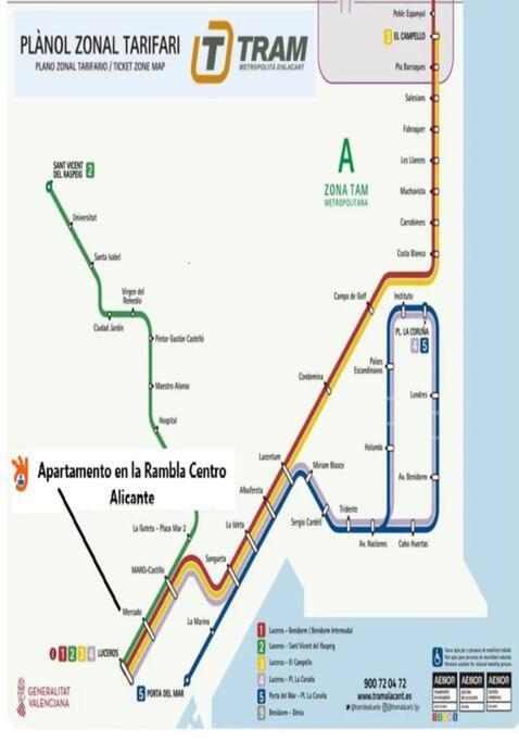 Apartamento Centro Rambla Alicante A エクステリア 写真